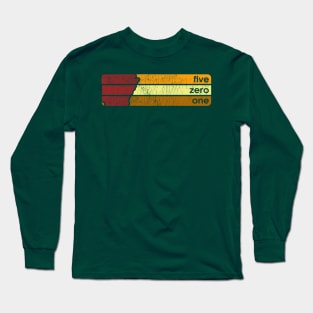 501 - Retro Lines Long Sleeve T-Shirt